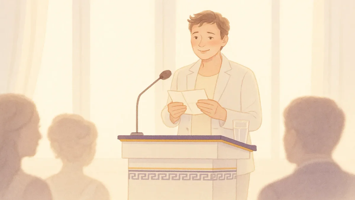 How to not cry during a speech: stop holding it in, start wearing it down