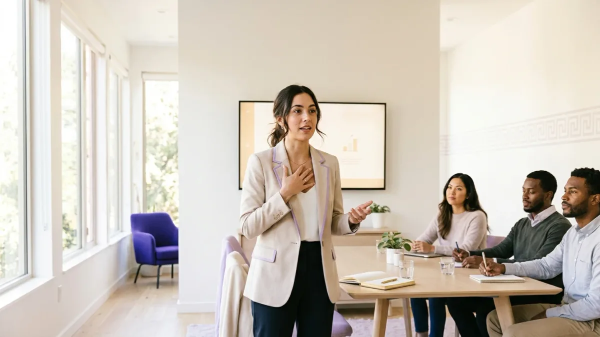 How to stop your voice from shaking when you're speaking
