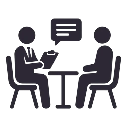 Interviews practice icon