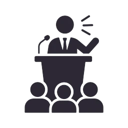 Public Speaking practice icon